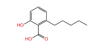 2-Hydroxy-6-pentylbenzoic acid